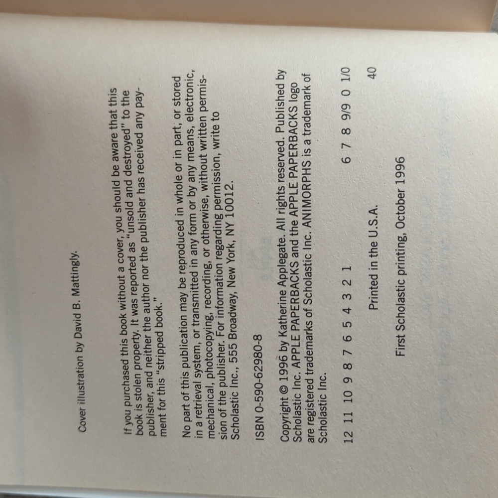 Animorphs #4 The Message - Picture 6 of 6